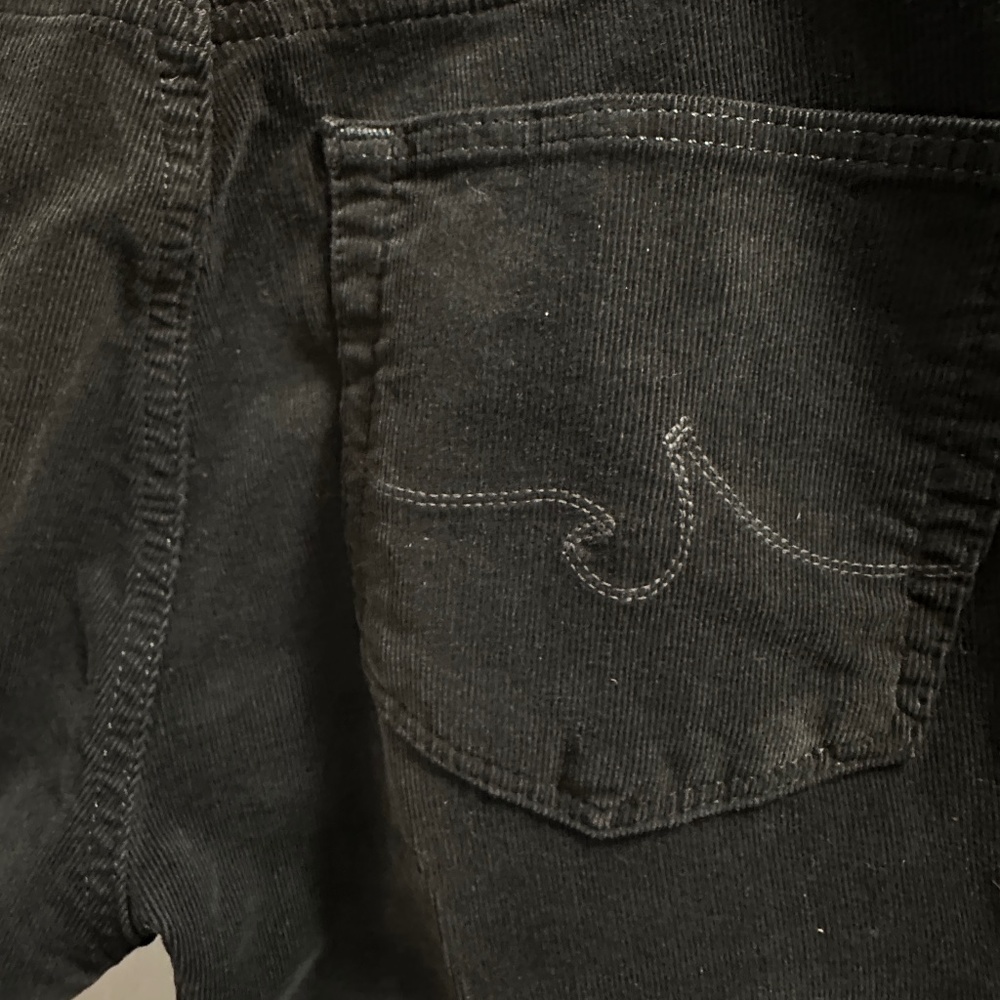 AG The Prima Mid-Rise Chocolate Brown Corduroy Cigarette Pants - Picture 4 of 9